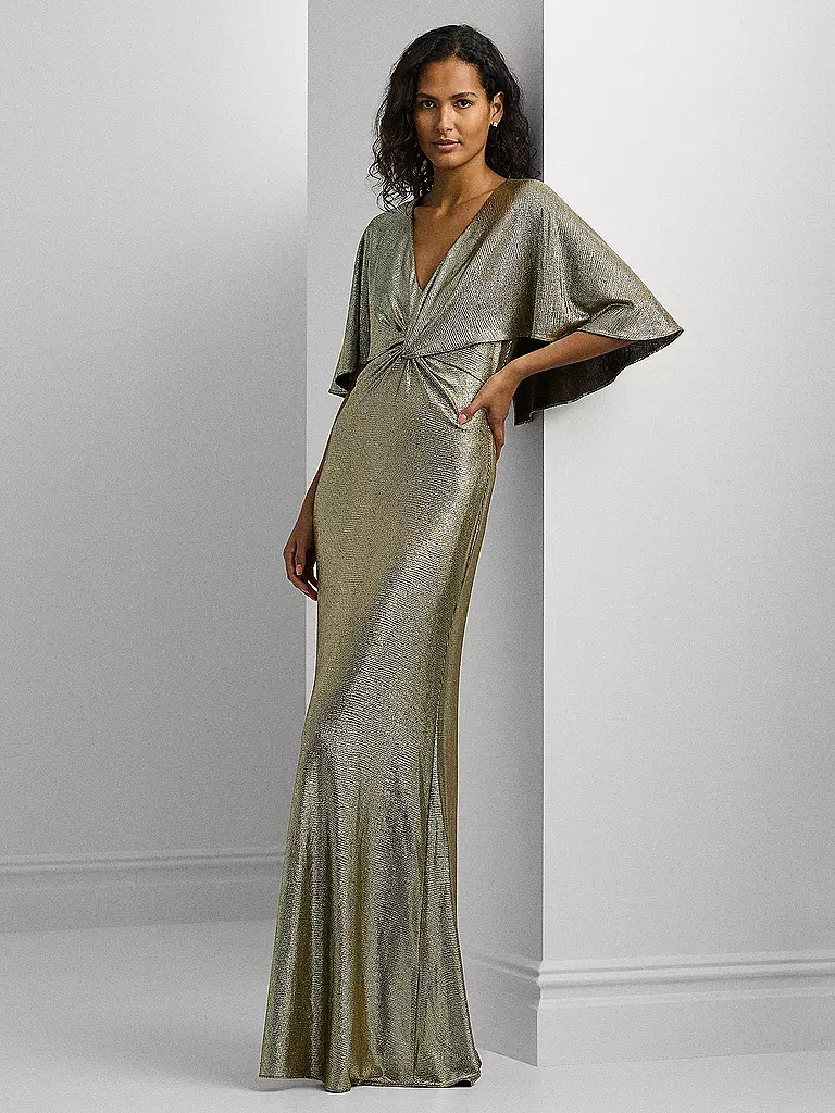 LAUREN RALPH LAUREN | Vestido de noche PHINYA | Oro