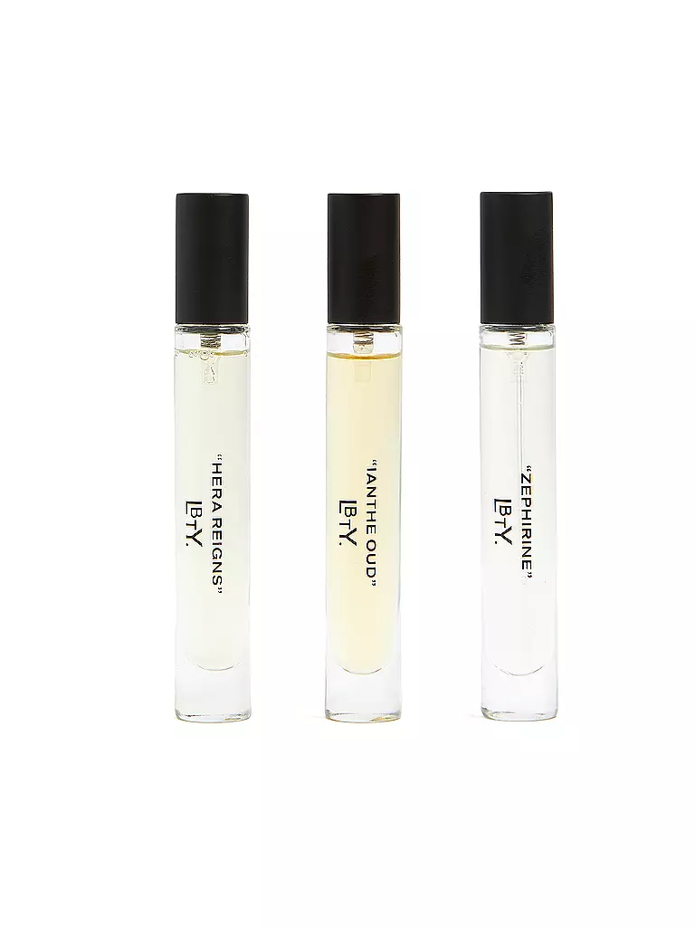 LBTY. LIBERTY BEAUTY | Set de descubrimiento Woody 3x8ml | 