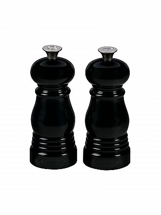 LE CREUSET | Mini juego de molinillos de sal y pimienta de 12,5 cm negro