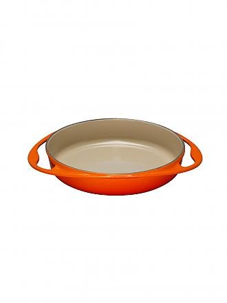 LE CREUSET | Molde para tarta Tartin de hierro fundido de 28 cm (Rojo Horno) 2,6 l