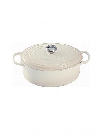 LE CREUSET | Bräter oval SIGNATURE 31cm 6,3l Meringue