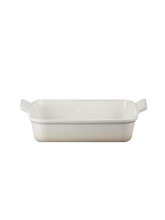LE CREUSET | Fuente rectangular Tradition de gres 26x19cm/4,2l Meringue