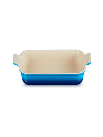 LE CREUSET | Fuente rectangular Tradition de gres 26x19cm/2,4l Azure