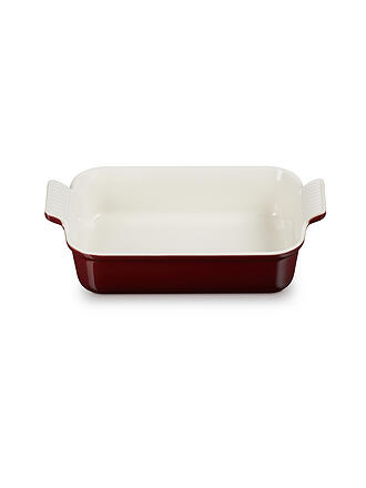 LE CREUSET | Fuente rectangular Tradition de gres 26x19cm/2,4l Garnet