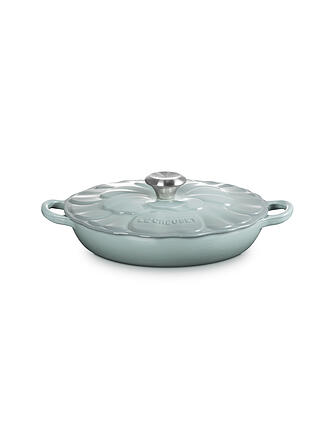 LE CREUSET | Olla gourmet SIGNATURE BLUME 26cm Sea Salt