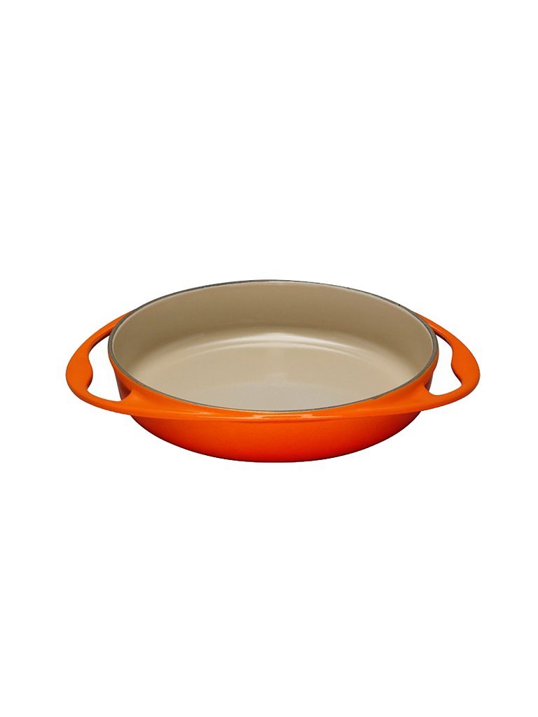 Molde para tarta Tartin de hierro fundido de 28 cm (Rojo Horno) 2,6 l naranja