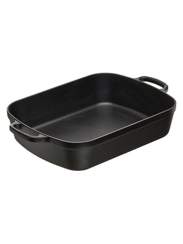 Le Creuset Cazuela redonda de hierro fundido de 6,6 l (Negro) negro