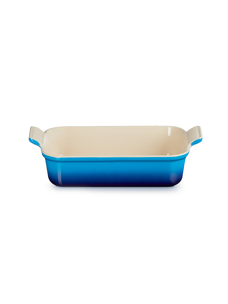 Fuente rectangular Tradition de gres 26x19cm/2,4l Azure azul