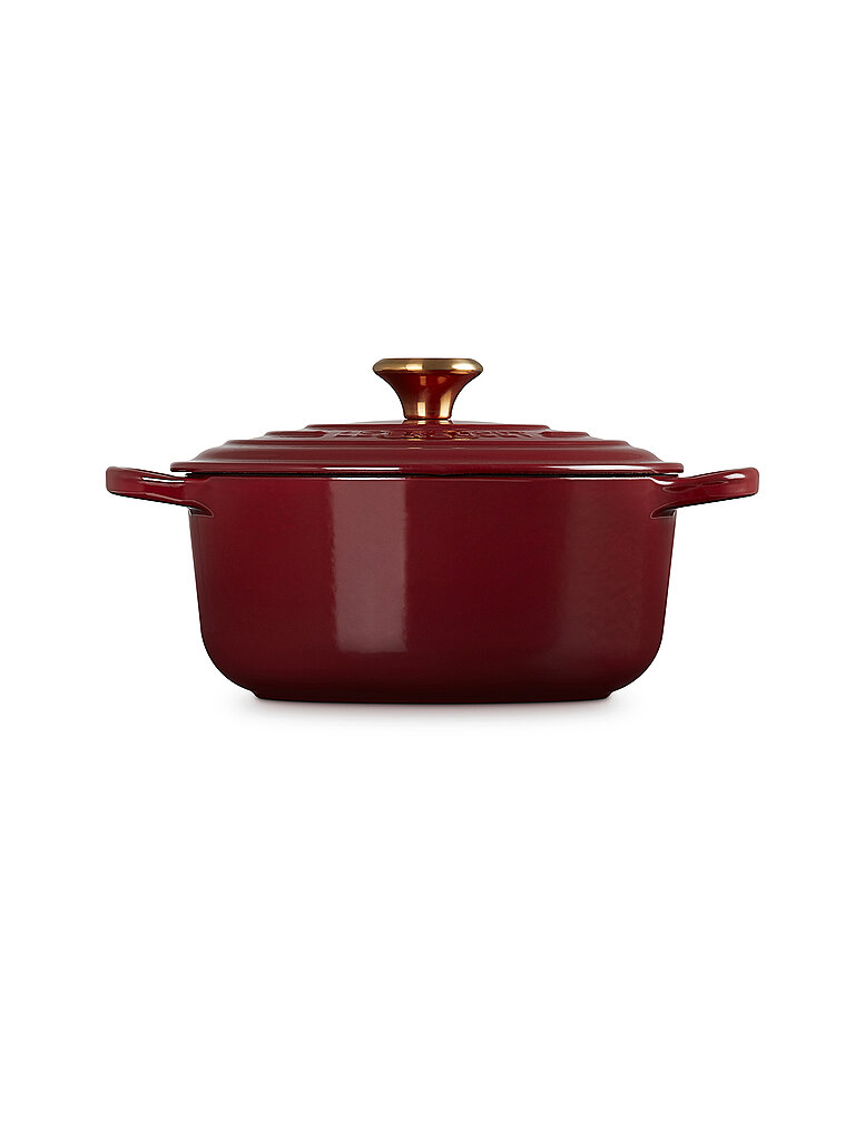 Cocotte redonda SIGNATURE 20cm/2,4l Garnet rojo oscuro