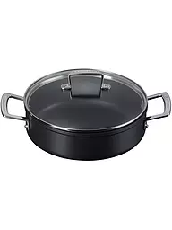 LE CREUSET | Alu-Schmorpfanne Antihaft Schwarz 24cm/3,3l | Negro