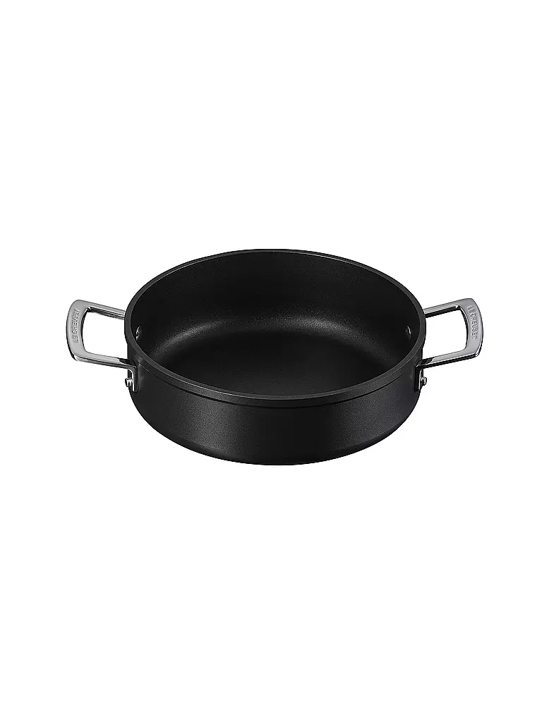 LE CREUSET | Alu-Schmorpfanne Antihaft Schwarz 24cm/3,3l | Negro