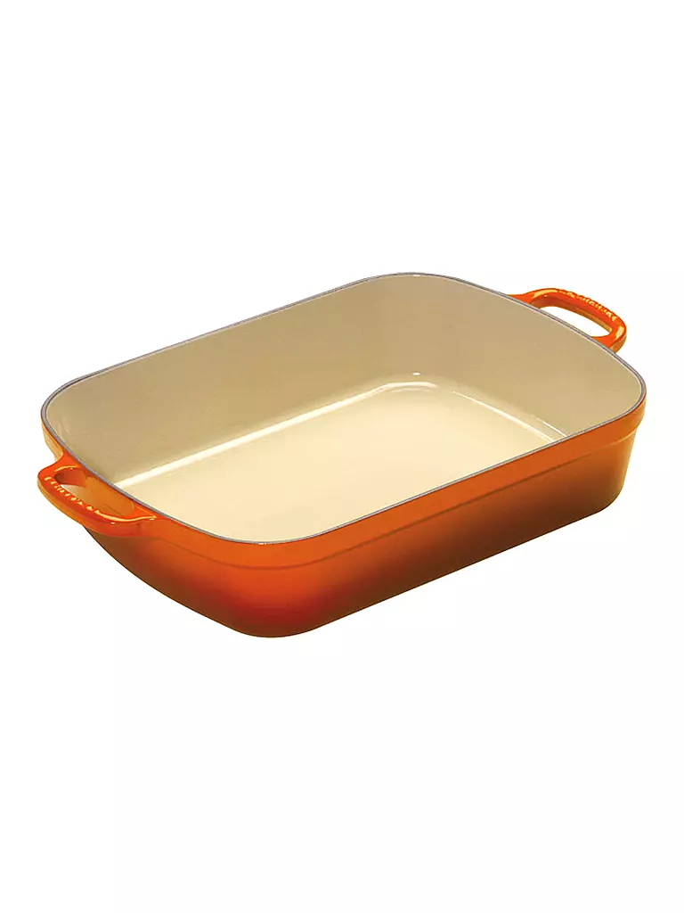 LE CREUSET | Asadera 37x29cm/6,6l (Rojo Horno) | Naranja