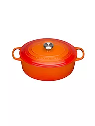 LE CREUSET | Cocotte oval SIGNATURE 31cm 6,3l Azure | Naranja