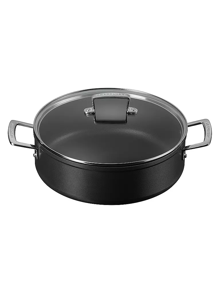 LE CREUSET | Cacerola de aluminio antiadherente negra 28 cm/5,4 l | Negro