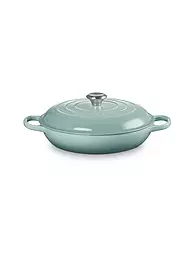 LE CREUSET | Cazuela Gourmet Profi de 30 cm/3,5 l SIGNATURE Sea Salt | Gris claro