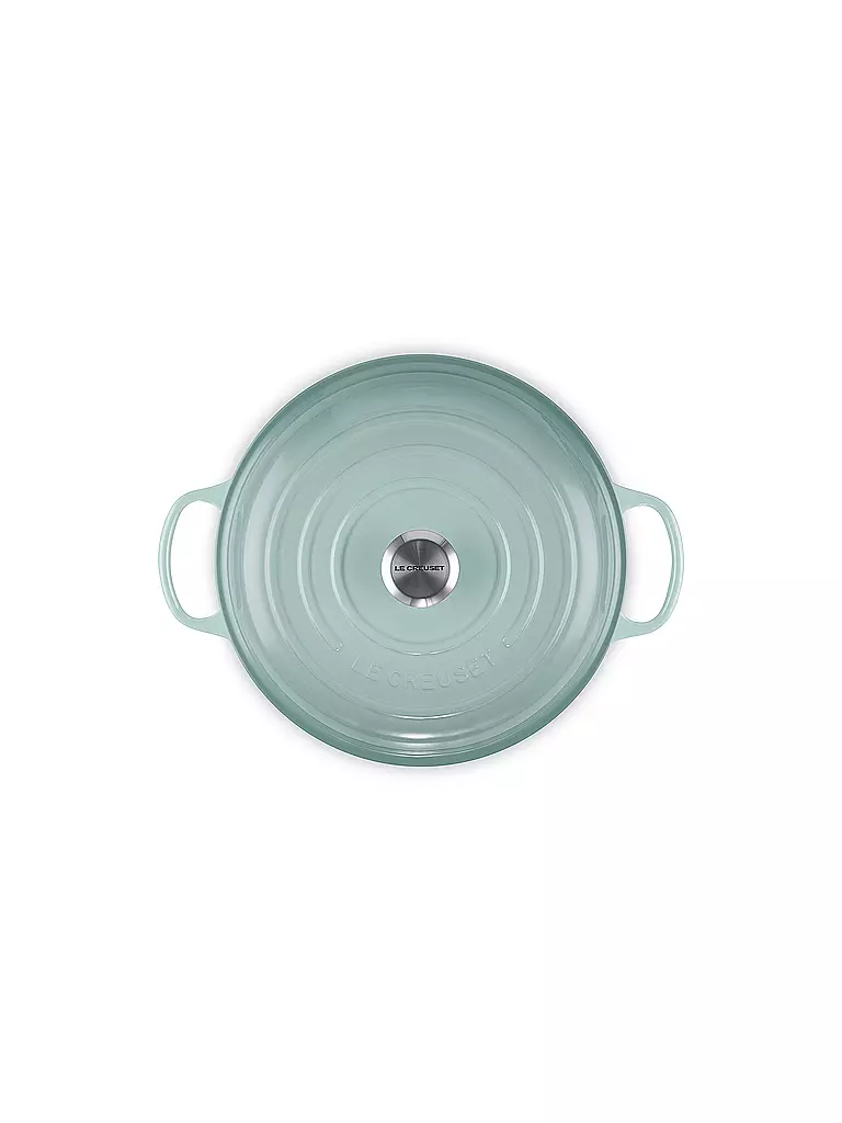 LE CREUSET | Cazuela Gourmet Profi de 30 cm/3,5 l SIGNATURE Sea Salt | hellgrau