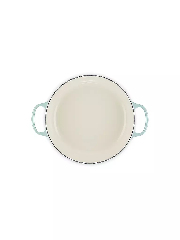 LE CREUSET | Cazuela Gourmet Profi de 30 cm/3,5 l SIGNATURE Sea Salt | hellgrau
