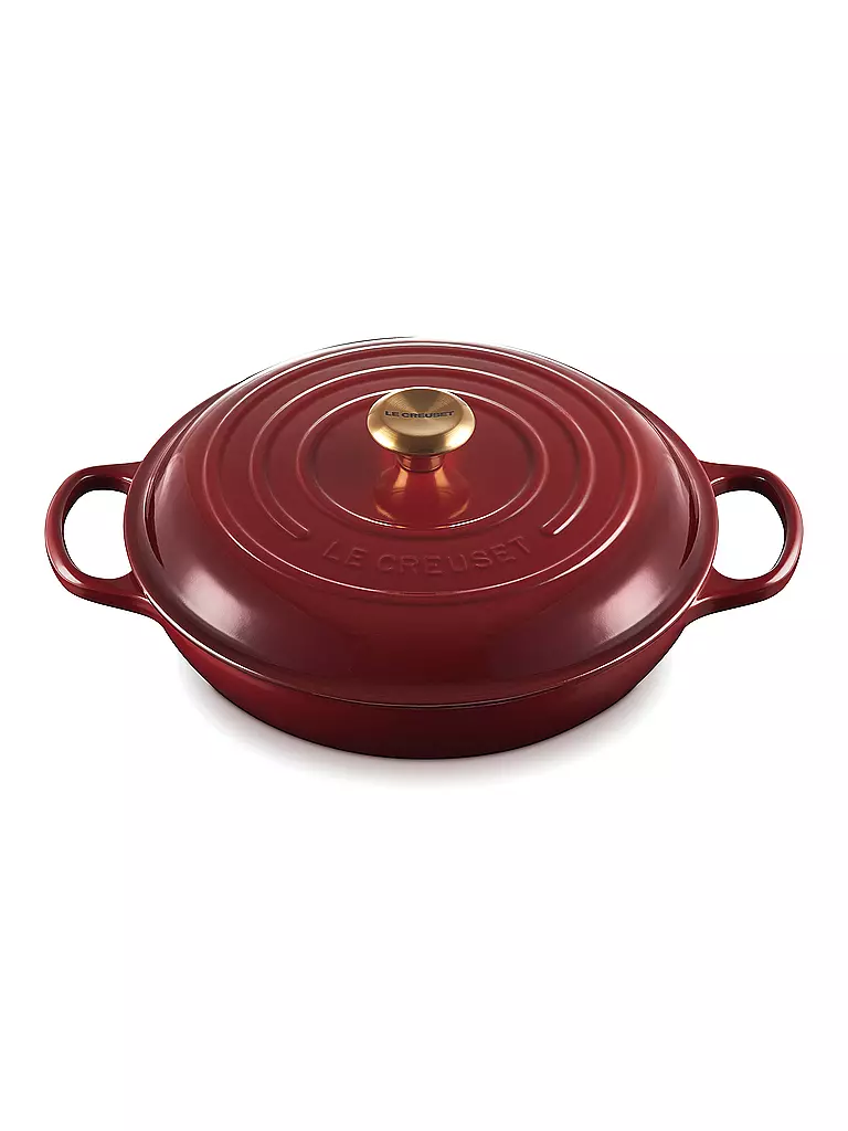 LE CREUSET | Cazuela Gourmet SIGNATURE 30cm/3,2l Garnet | 
