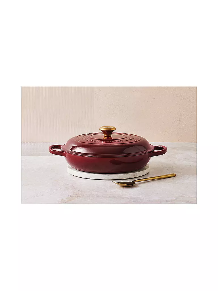 LE CREUSET | Cazuela Gourmet SIGNATURE 30cm/3,2l Garnet | 