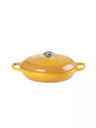 LE CREUSET | Cazuela Gourmet Profi de 30 cm/3,5 l SIGNATURE Sea Salt | Amarillo