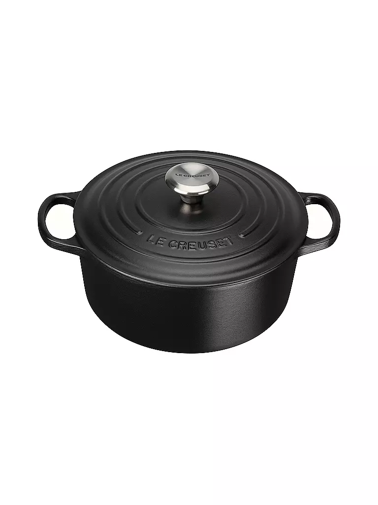 LE CREUSET | Cazuela redonda "Signature" 24cm/4,2l (Negro) | Negro