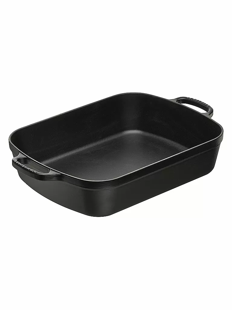 LE CREUSET | Cazuela redonda de hierro fundido de 6,6 l (Negro) | Negro