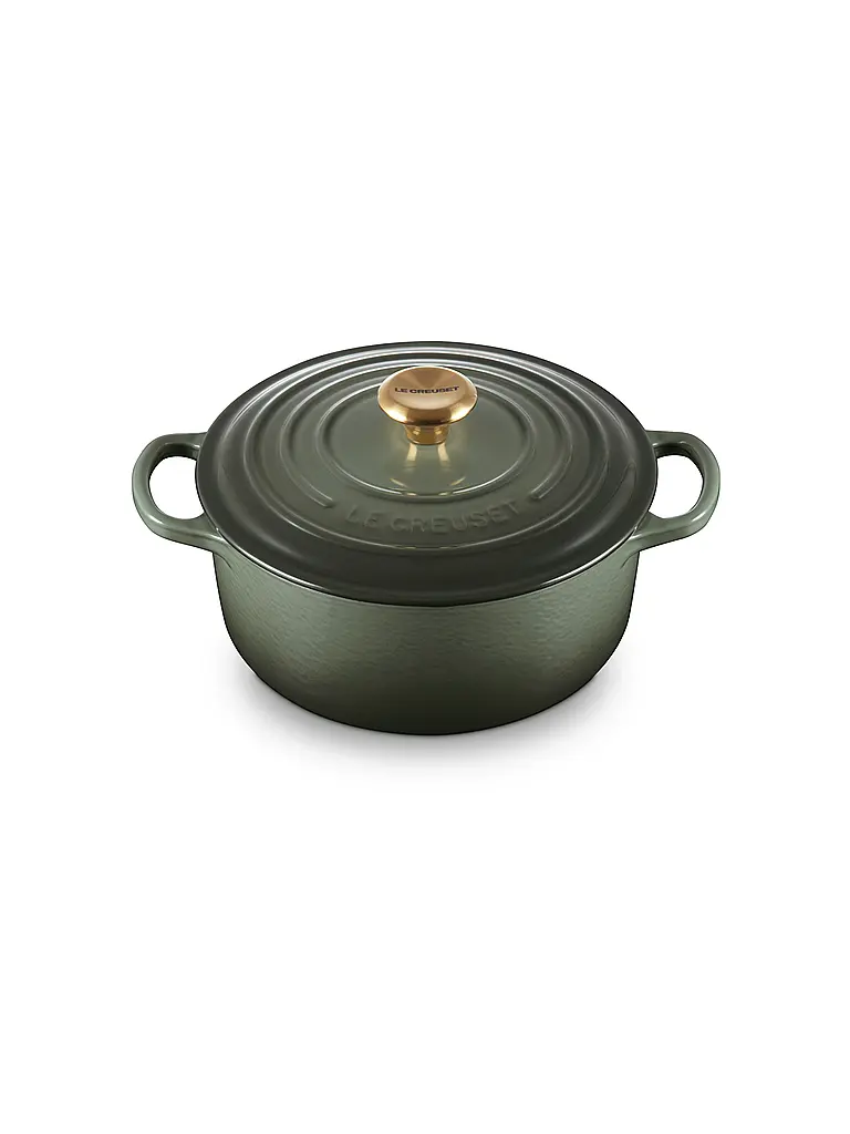 LE CREUSET | Cazuela redonda SIGANTURE 20cm/2,4l | dunkelgrün