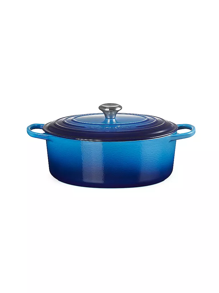LE CREUSET | Cocotte oval SIGNATURE 31cm 6,3l Azure | blau