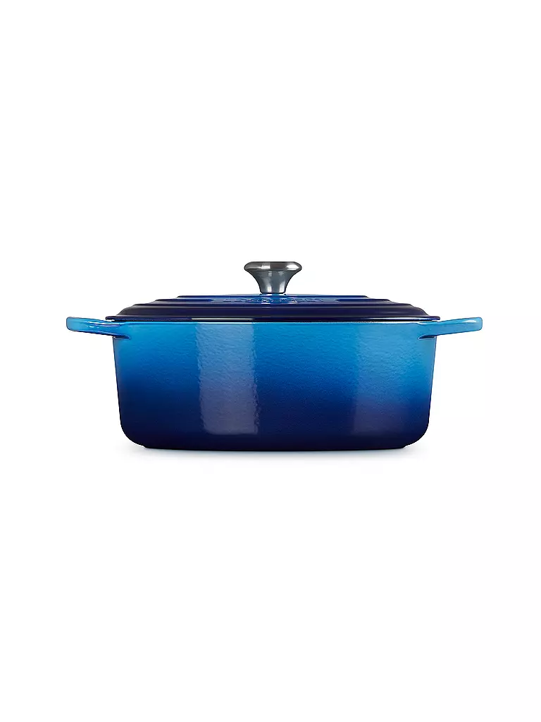 LE CREUSET | Cocotte oval SIGNATURE 31cm 6,3l Azure | blau