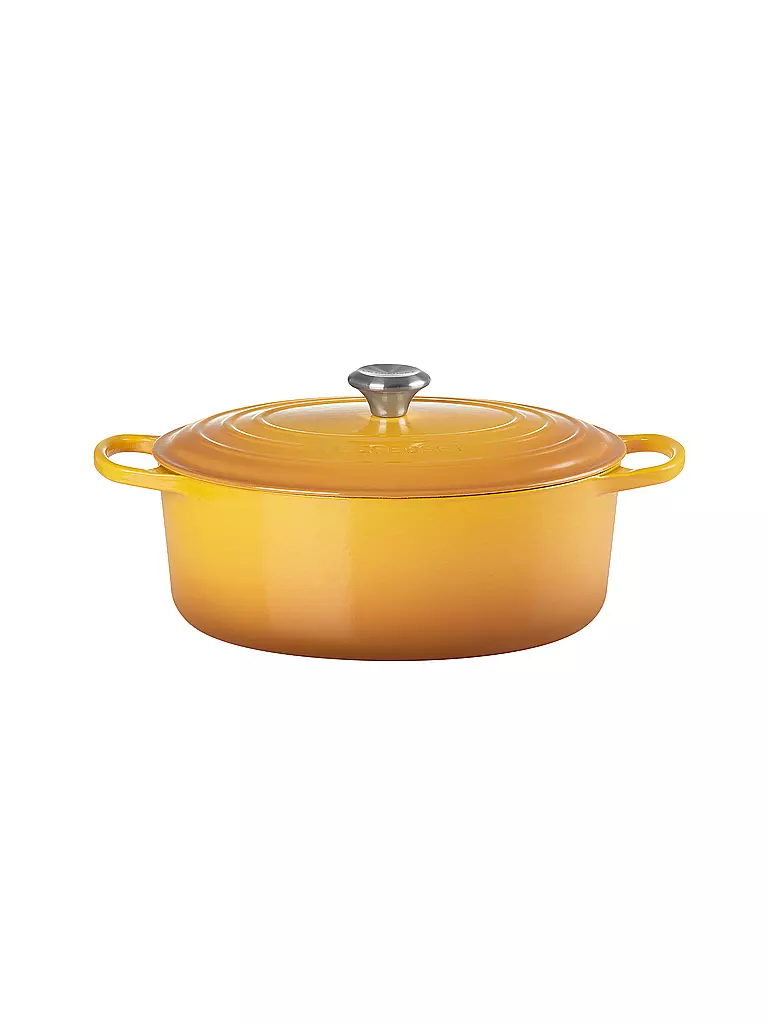 LE CREUSET | Cocotte oval SIGNATURE 31cm 6,3l Nectar | gelb