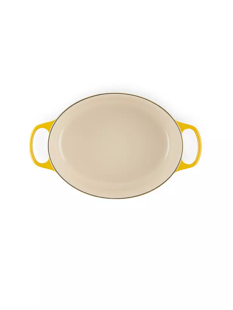 LE CREUSET | Cocotte oval SIGNATURE 31cm 6,3l Nectar | gelb