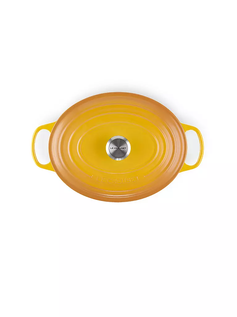 LE CREUSET | Cocotte oval SIGNATURE 31cm 6,3l Nectar | gelb