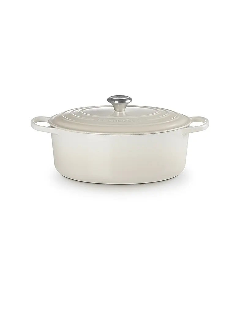 LE CREUSET | Cocotte oval SIGNATURE 33cm/7,5l Meringue | Crema