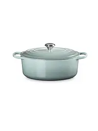 LE CREUSET | Cocotte ovalada SIGNATURE 33cm/7,5l Negro | Gris claro