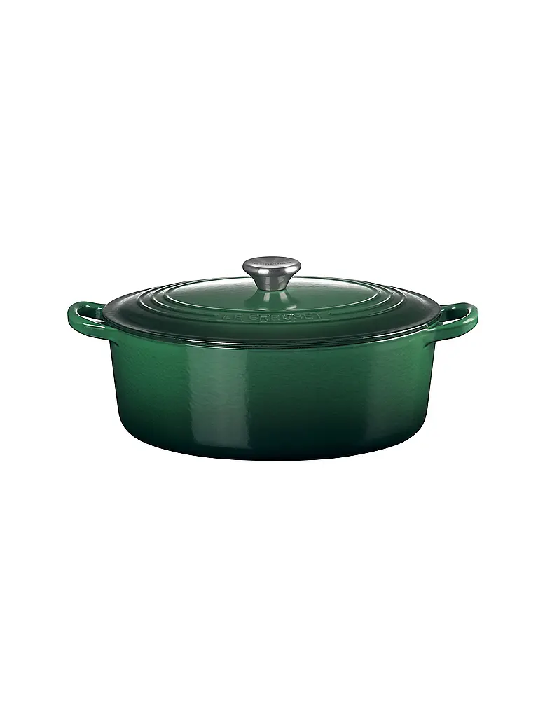 LE CREUSET | Cocotte ovalada 31cm/6,3l TRADITION Juniper | Verde oscuro