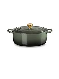 LE CREUSET | Cocotte oval SIGNATURE 31cm 6,3l Azure | Verde oscuro