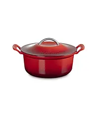 LE CREUSET | Cazuela redonda MODERN HERITAGE 26cm 4,6l Flint | Rojo