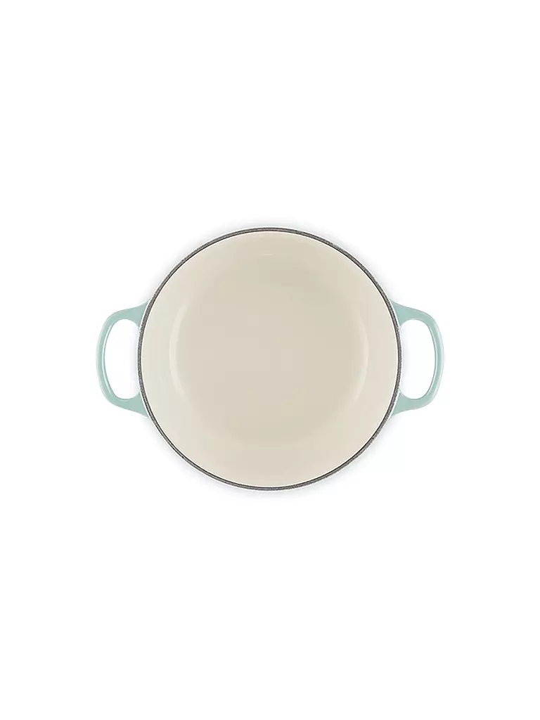 LE CREUSET | Cocotte redonda SIGNATURE 20cm/2,4 l Sea Salt | hellgrau