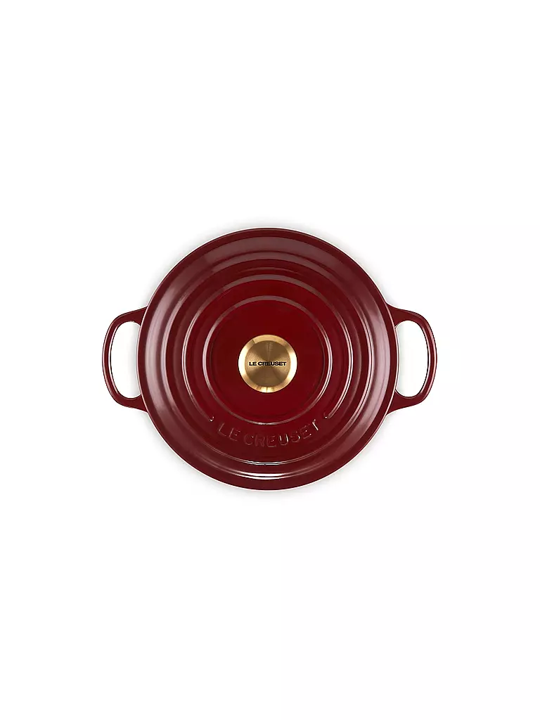 LE CREUSET | Cocotte redonda SIGNATURE 20cm/2,4l Garnet | 