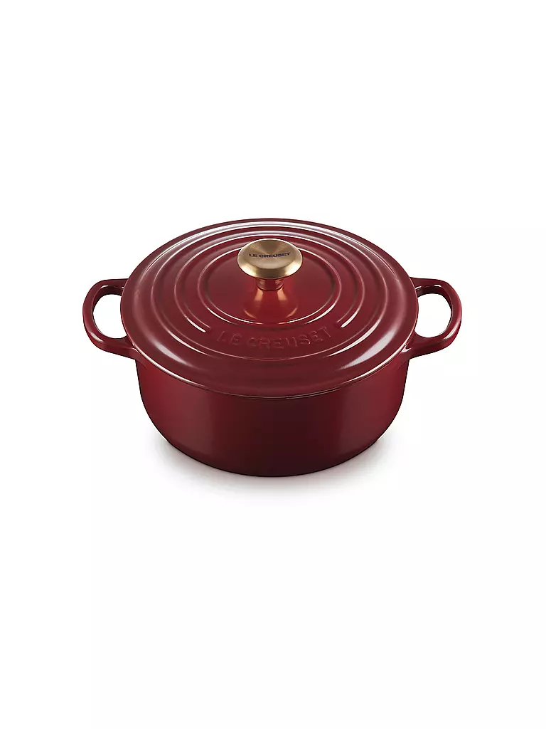LE CREUSET | Cocotte redonda SIGNATURE 20cm/2,4l Garnet | 