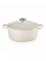 LE CREUSET | Cazuela redonda "Signature" 20cm 4,2l (Negro) | Crema
