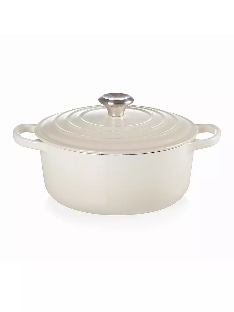 LE CREUSET | Cocotte redonda Signature 20cm/2,4l Meringue | creme