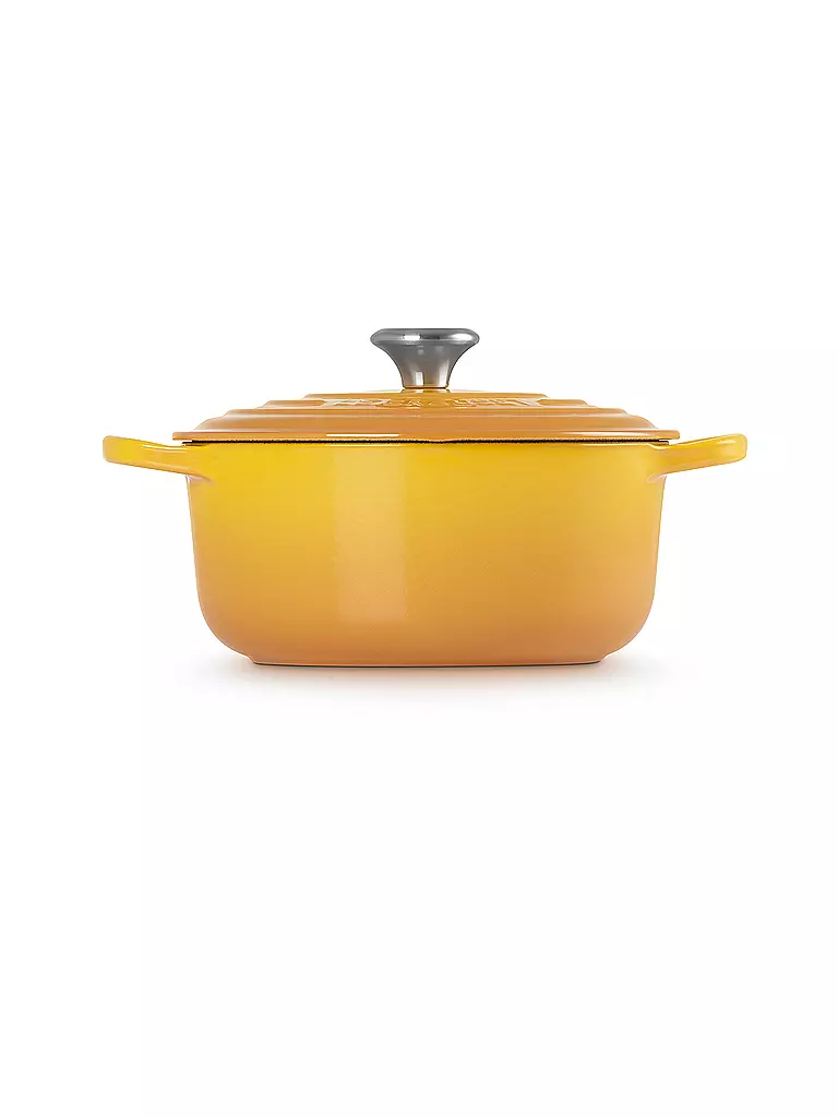 LE CREUSET | Cocotte redonda SIGNATURE 20cm/4,2l Nectar | gelb