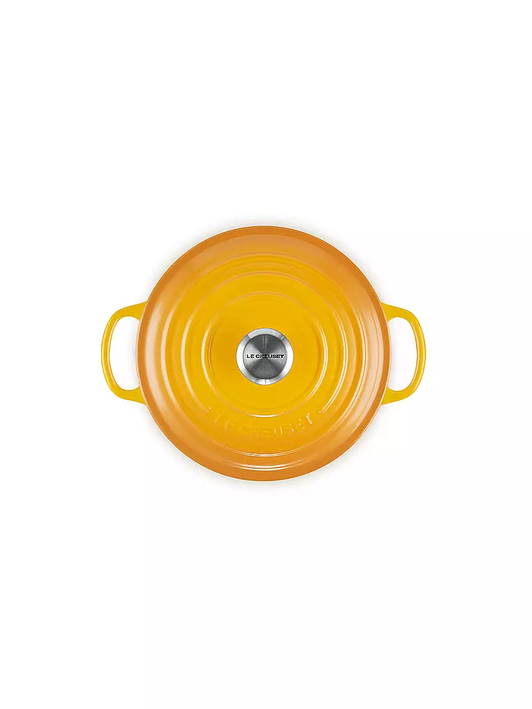 LE CREUSET | Cocotte redonda SIGNATURE 20cm/4,2l Nectar | gelb