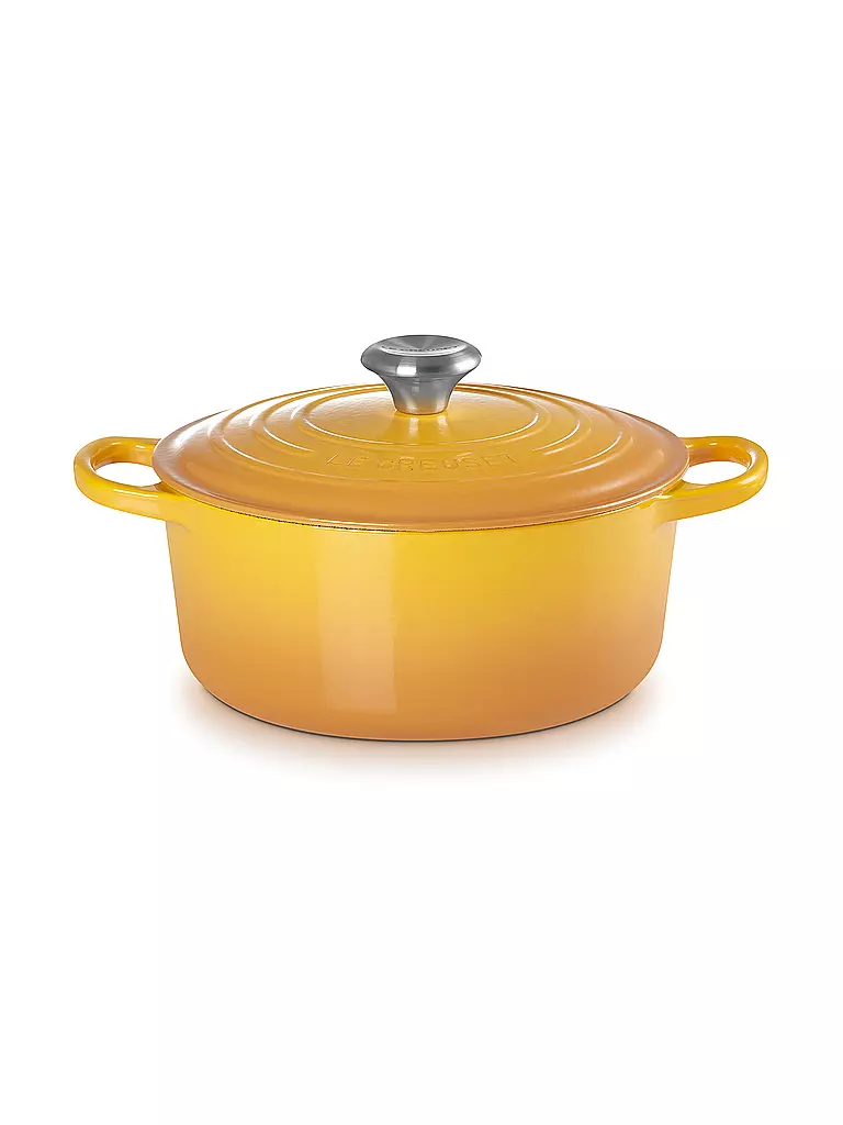 LE CREUSET | Cocotte redonda SIGNATURE 24cm/3,3l Nectar | gelb