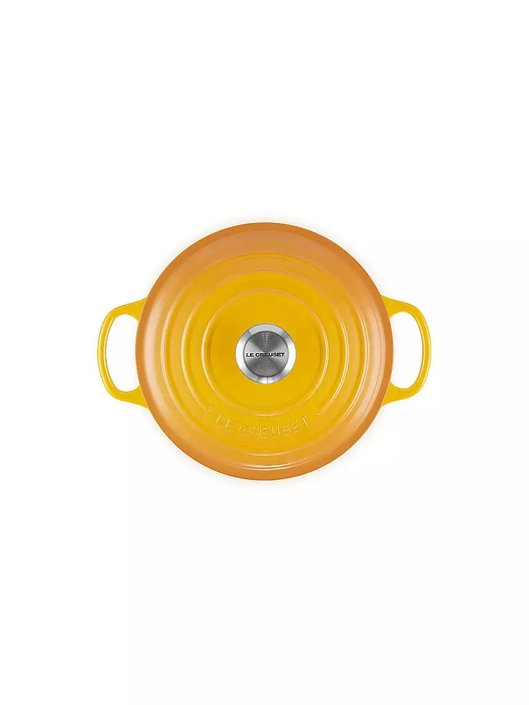 LE CREUSET | Cocotte redonda SIGNATURE 24cm/3,3l Nectar | gelb