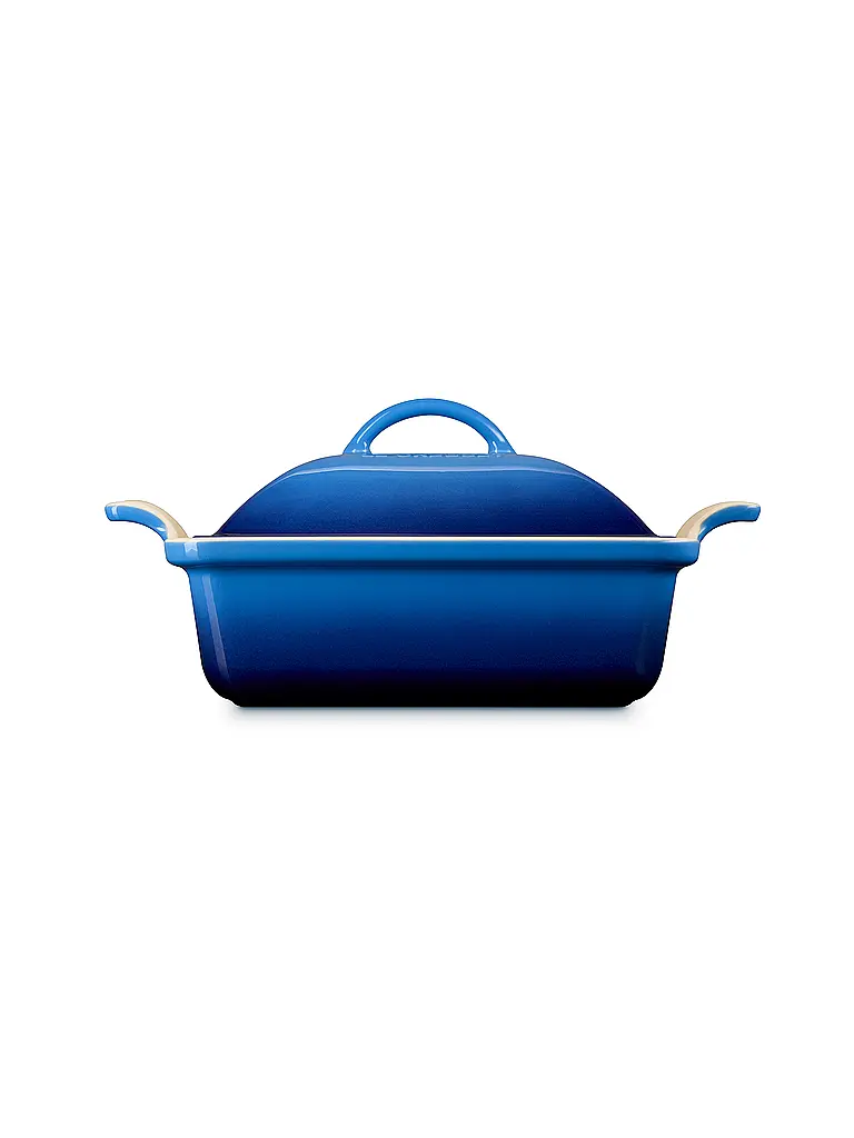 LE CREUSET | Fuente cuadrada con tapa 23cm/2,4l TRADITION Azure | 
