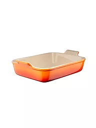 LE CREUSET | Fuente rectangular Tradition de gres 26x19cm/2,4l | Naranja