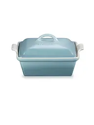 LE CREUSET | Fuente cuadrada con tapa 23cm/2,4l TRADITION Azure | Gris claro