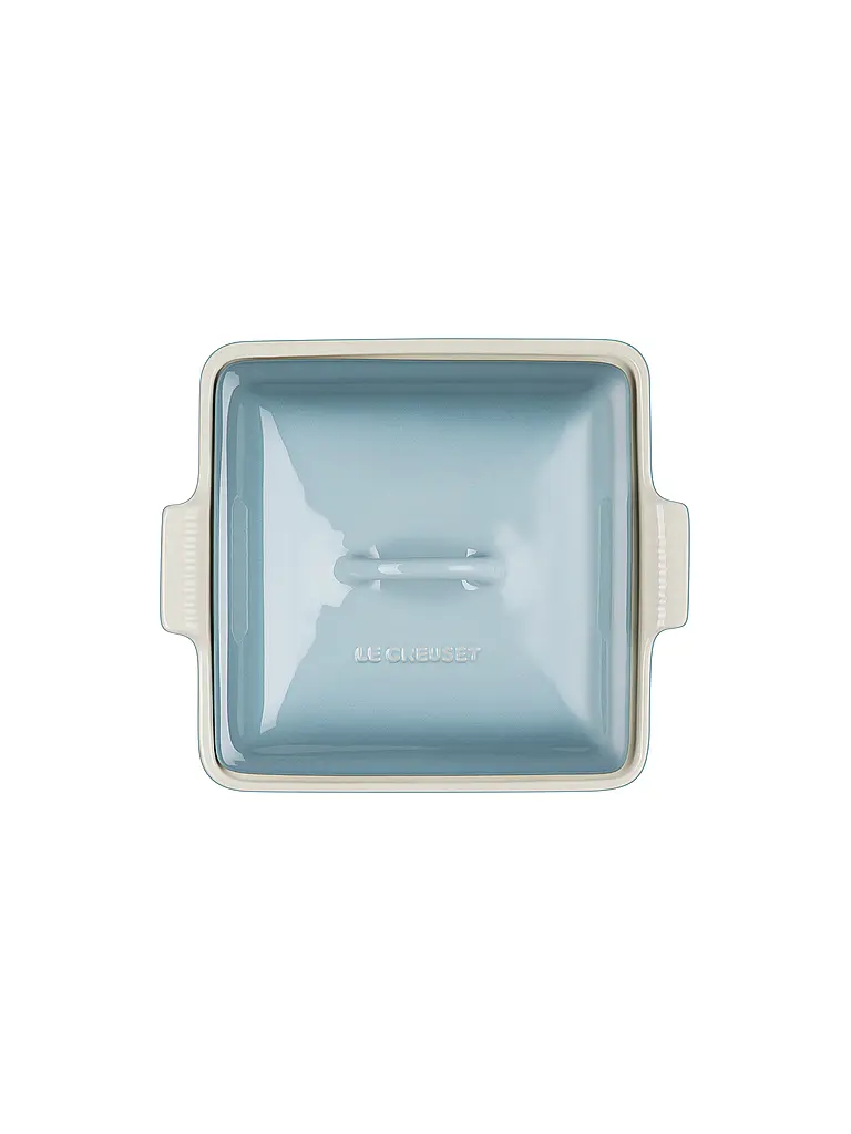 LE CREUSET | Fuente para horno cuadrada con tapa 23cm/2,4l TRADITION Sea Salt | 